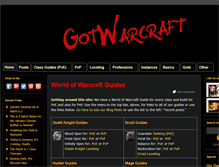 Tablet Screenshot of gotwarcraft.com
